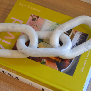 Marble Chain Link - White - Image 3