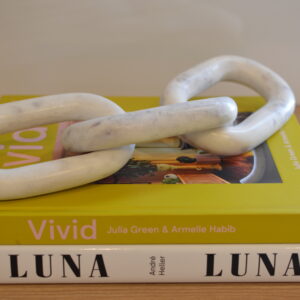 Marble Chain Link - White - Image 2